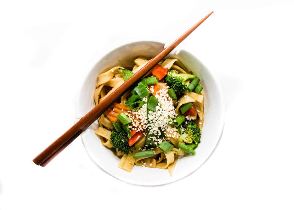 noodle & veggie bowl