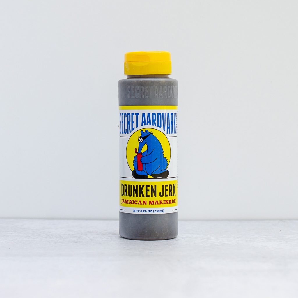 Secret Aardvark Drunken Jerk Jamaican Marinade bottle