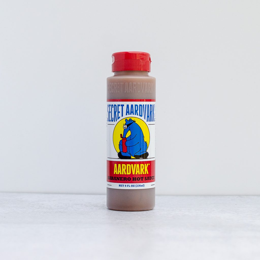 Bottle of Secret Aardvark Habanero Hot Sauce