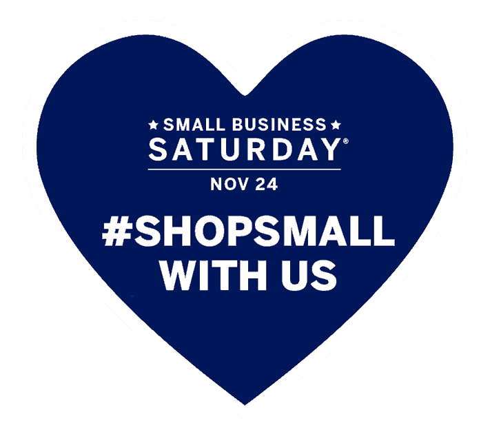 Small Business Saturday, Nov 24 #shopsmall with us