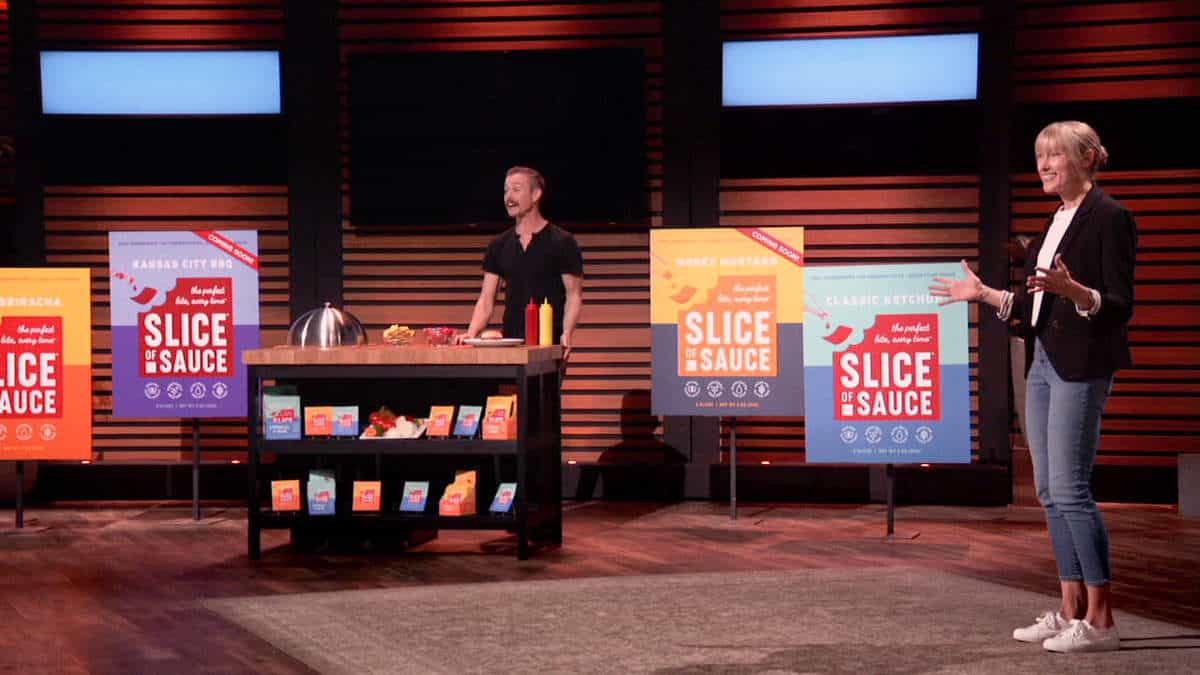 Emily & Cole from Slice of Sauce on Shark Tank