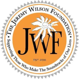 Jeremy Wilson Foundation Logo: Supporting those who make the soundtracks of our lives