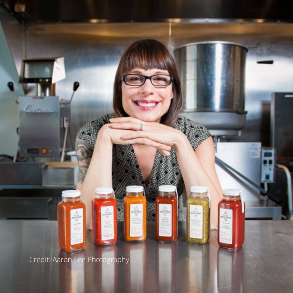 Sarah Marshall of Marshall's Haute Sauce