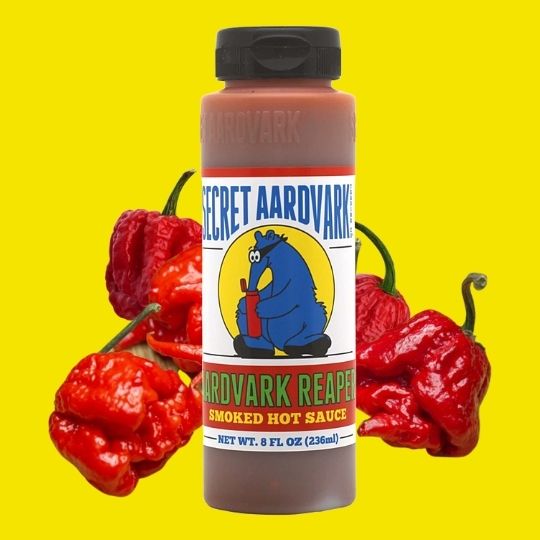 Secret Aardvark Reaper Smoked Hot Sauce Bottle