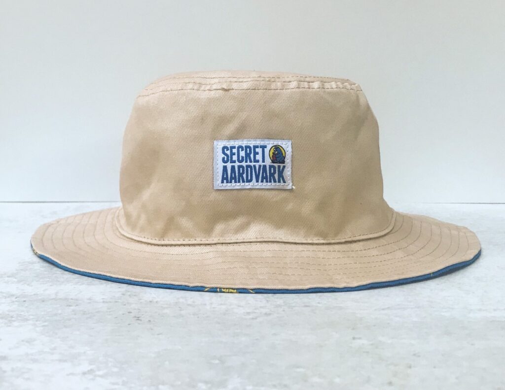 Tan Secret Aardvark bucket hat