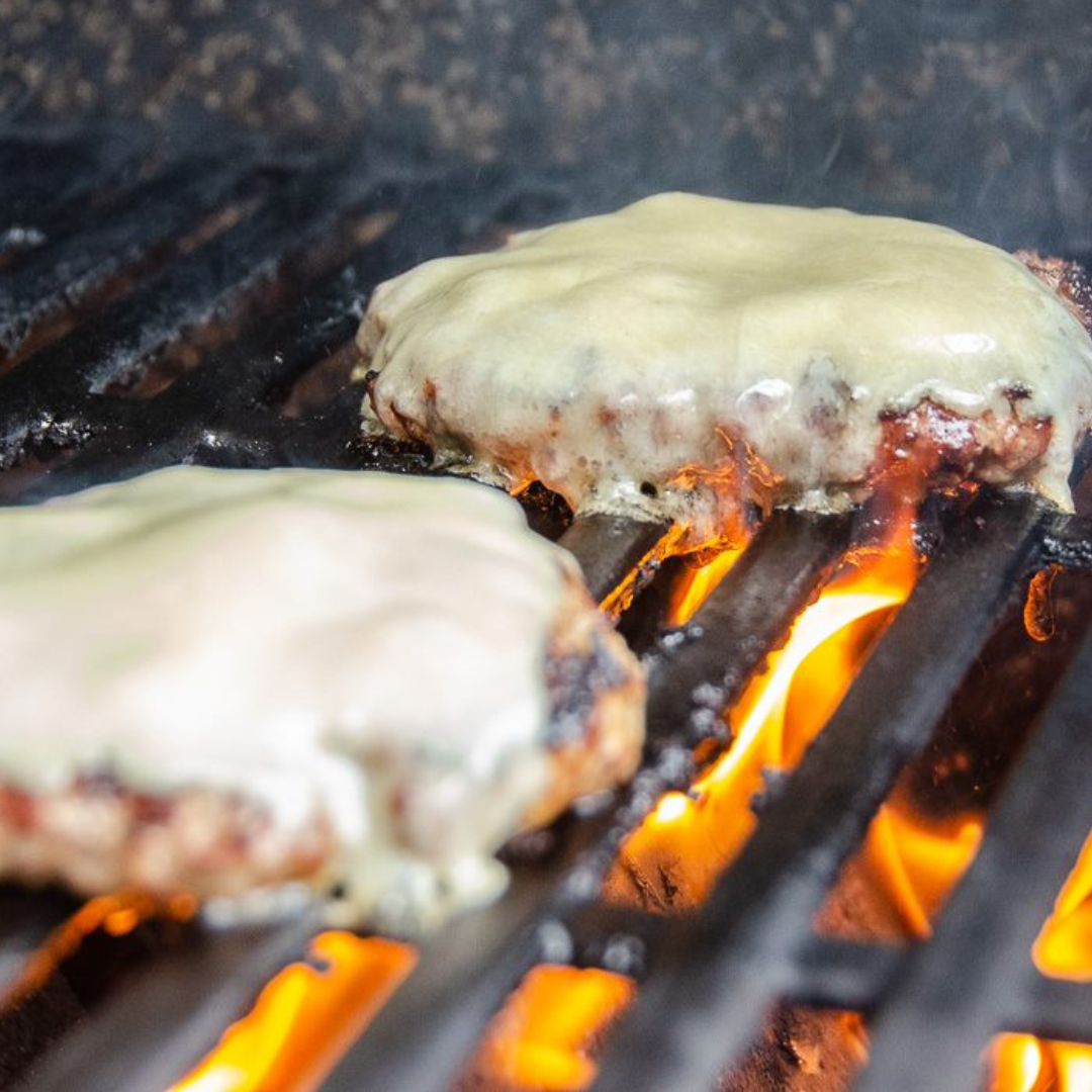 Sizzling Burgers with Cheese - Secret Aardvark