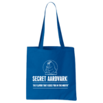 Blue Secret Aardvark tote bag