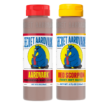 Bottle of Habanero and Red Scorpion Hot Sauce